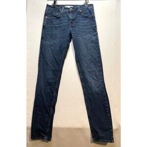 Levi's jeans mens 27 x 33 slim low rise Signature Gold blue